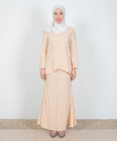 Azalea Button-Zip Mini Kurung