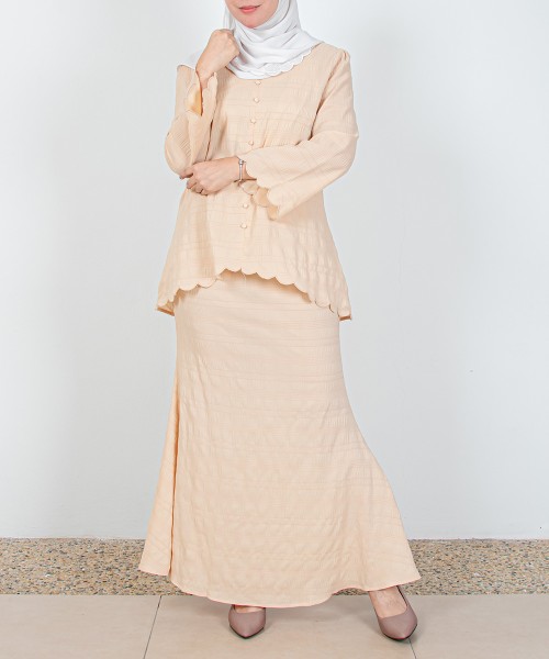 Azalea Button-Zip Mini Kurung