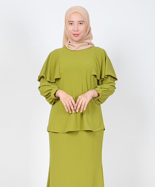 Billy Cape-Sleeve Top