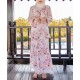 Bloom Lily Ruffle Pleated Kurung