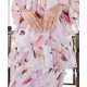 Bloom Lily Ruffle Pleated Kurung