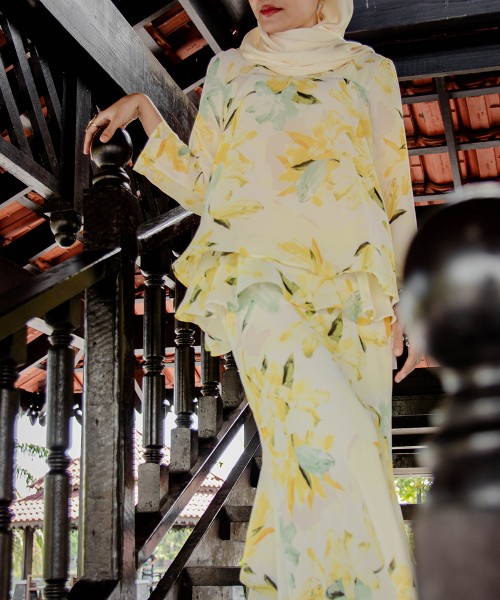 Bloom Lily Layered Kurung