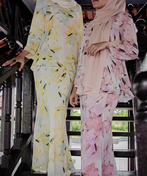 Bloom Lily Layered Kurung