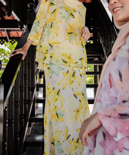 Bloom Lily Layered Kurung