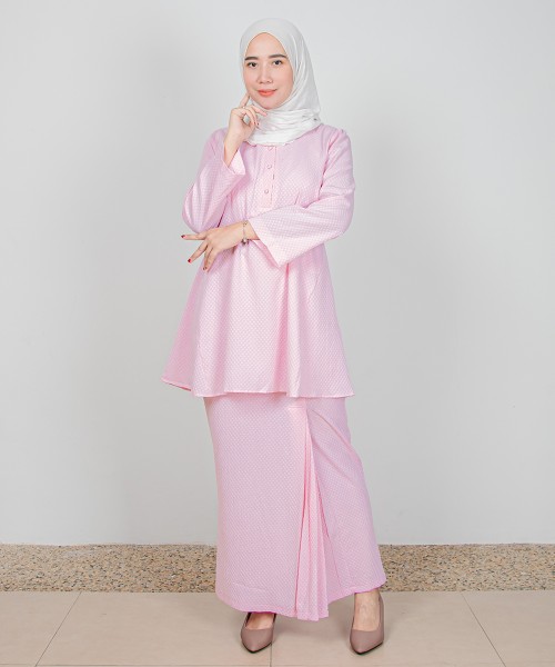 Bubble Button Up Riau  Kurung