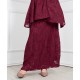 Chempaka Zip - Up Kurung Pahang (Pleated Skirt)