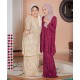 Chempaka Zip - Up Kurung Pahang (Pleated Skirt)