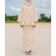 Chempaka Ruffle Mini Kurung (Pleated Skirt)