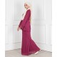 Chloe Pleated Lace-Wrist Kurung