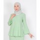 Deera Half  Zip Flare Top