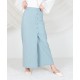 Garis Cotton Button Skirt