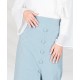 Garis Cotton Button Skirt