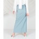 Garis Cotton Button Skirt