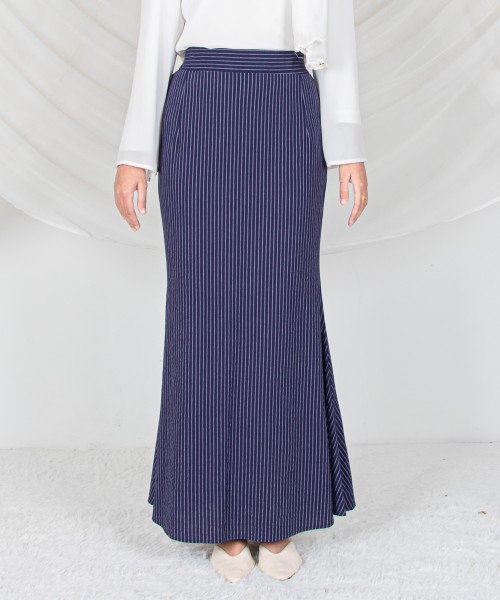 Garis Cotton Mermaid Skirt