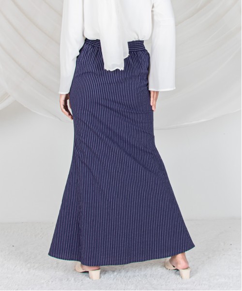 Garis Cotton Mermaid Skirt