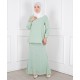 Ivy Cuff Zip Kurung