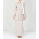 Karina Drape-Pleated Lace Kurung