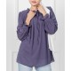 Karina Tied Ruffle-Neck Top