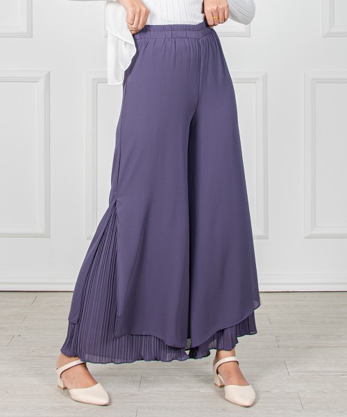 Karina Split-Pleated Palazo