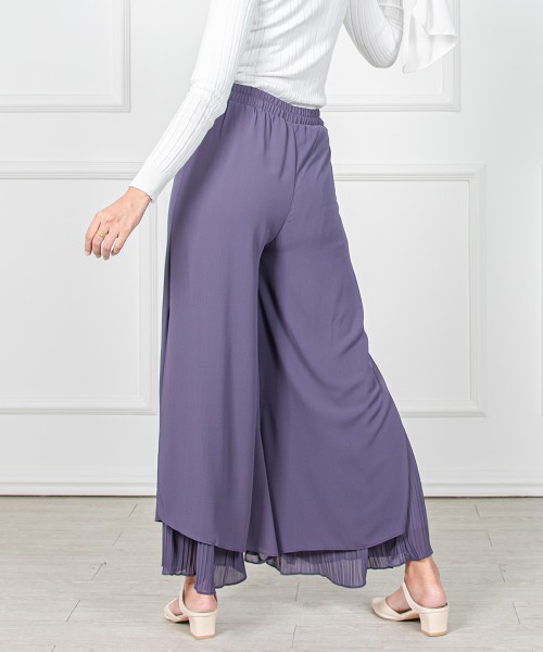 Karina Split-Pleated Palazo