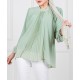 Karina Pleated Fish Tail Top