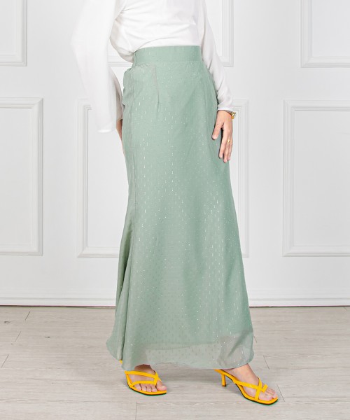 Karina Textured Mermaid Skirt