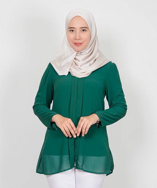 Karina Zip Up Kebaya Top