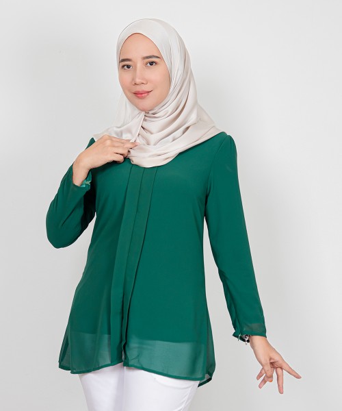 Karina Zip Up Kebaya Top