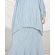 Khadija Pleated-Lace Kurung