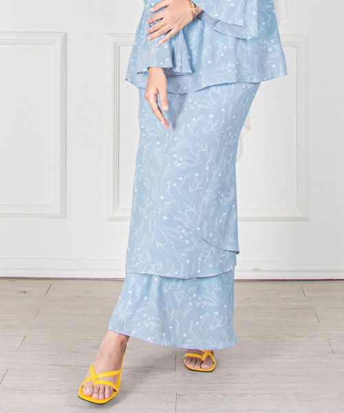 Lana Kasih Smocked Bell-Sleeve Kurung