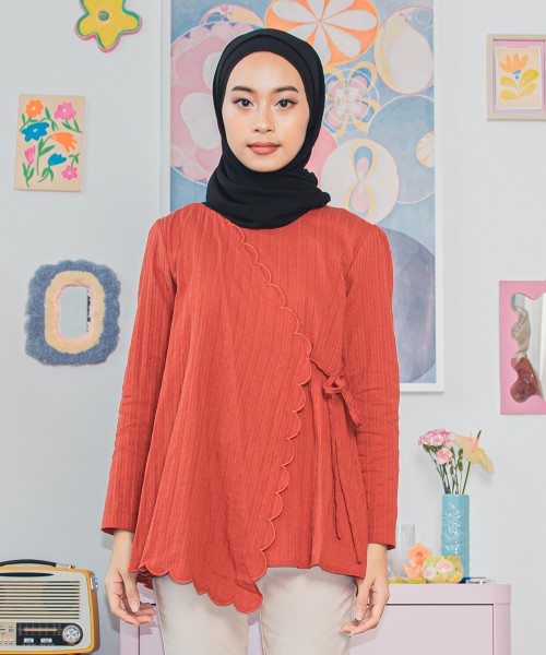 Maia Seri Tied-Kimono Top