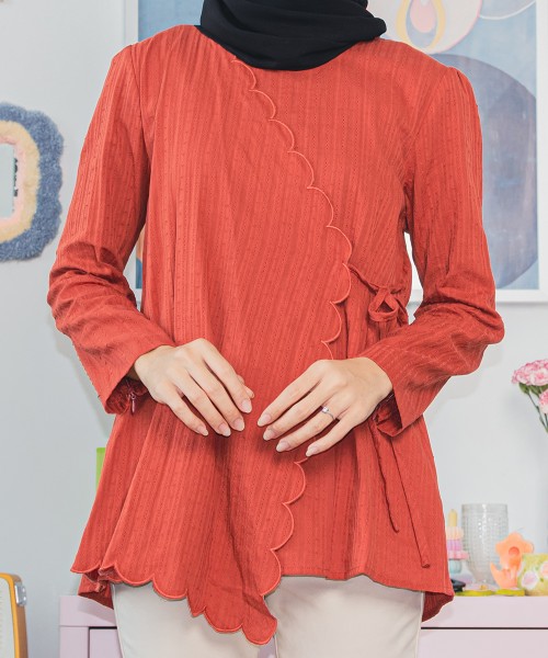 Maia Seri Tied-Kimono Top