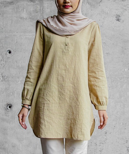 Maia Dewi Button-Up Tunic