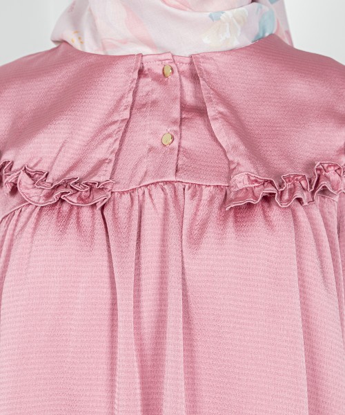 Olivia Puritan-Ruffle Collar Top