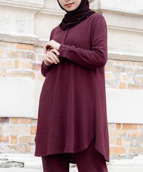 Rania Hidden Button Tunic