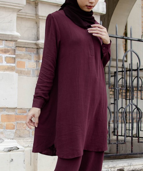 Rania Hidden Button Tunic