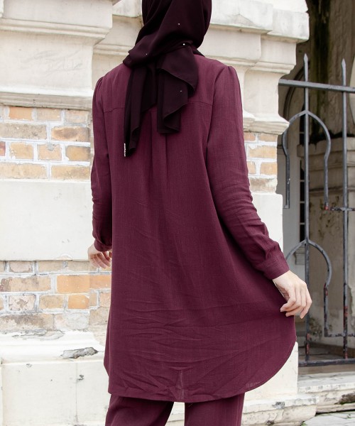 Rania Hidden Button Tunic