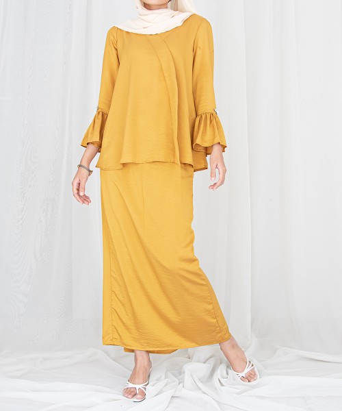 Sofia Satin Duo Kimono Kurung