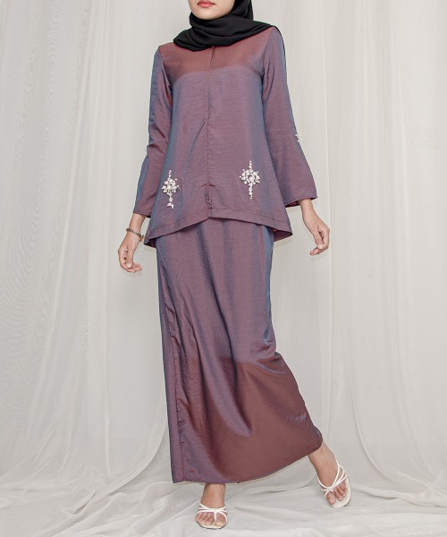 Sofia Satin Duo Kurung Kedah (Pencil Skirt)