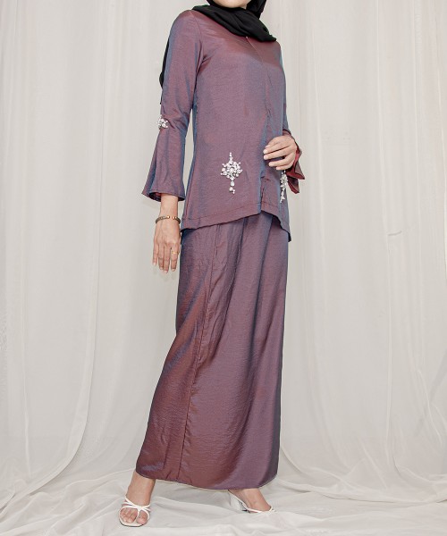 Sofia Satin Duo Kurung Kedah (Pencil Skirt)