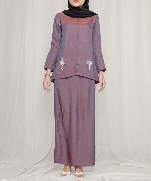 Sofia Satin Duo Kurung Kedah (Pencil Skirt)