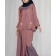 Sofia Satin Duo Kurung Kedah (Front-Pleated Skirt)