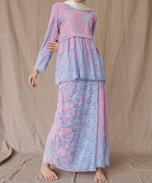 Salma Peplum-Lace Kurung