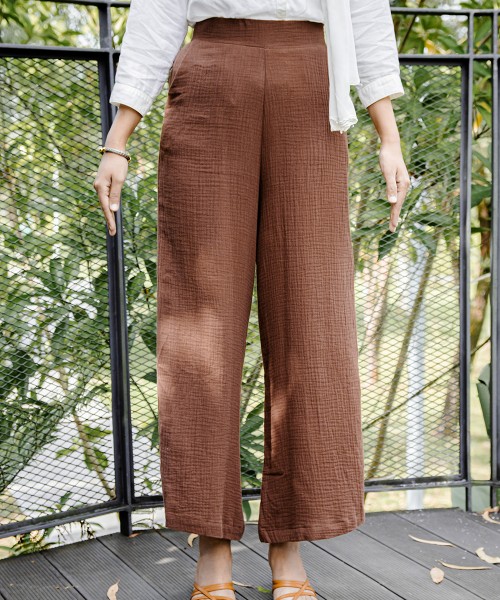 Saraa Wide-Cut Cullote Pants