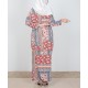 Seroja Drop-Shoulder Kurung (Pattern B)