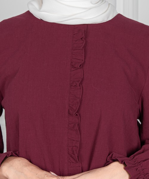 Yuki Front Ruffle Top