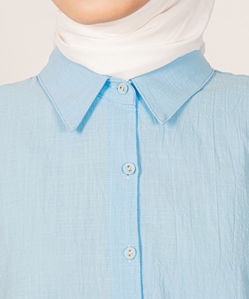 Yuki Full Button Collar Top